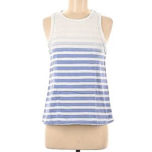 Z supply striped faded blue and white tank (NWT’S)